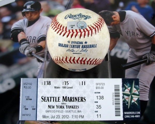 イチロー 2012年7月23日 ニューヨークヤンキース移籍後初試合 実 イチロー 2012年7月23日 ニューヨークヤンキース移籍後初試合 実