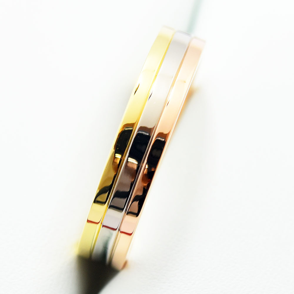 カルティエ リング トリニティ ルイ カルティエ ヴァンドーム Cartier 指輪 スリーカラー K18 750 #65 約24.5号 新品仕上げ 中古