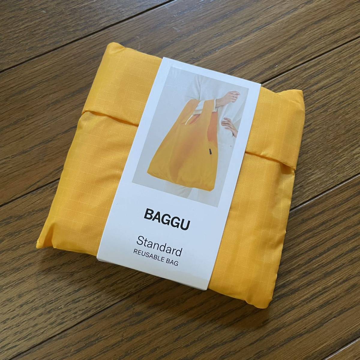 BAGGU エコバッグ スタンダード　ヨーク　STANDARD バグー　イエロー　黄色　マスタード_画像1