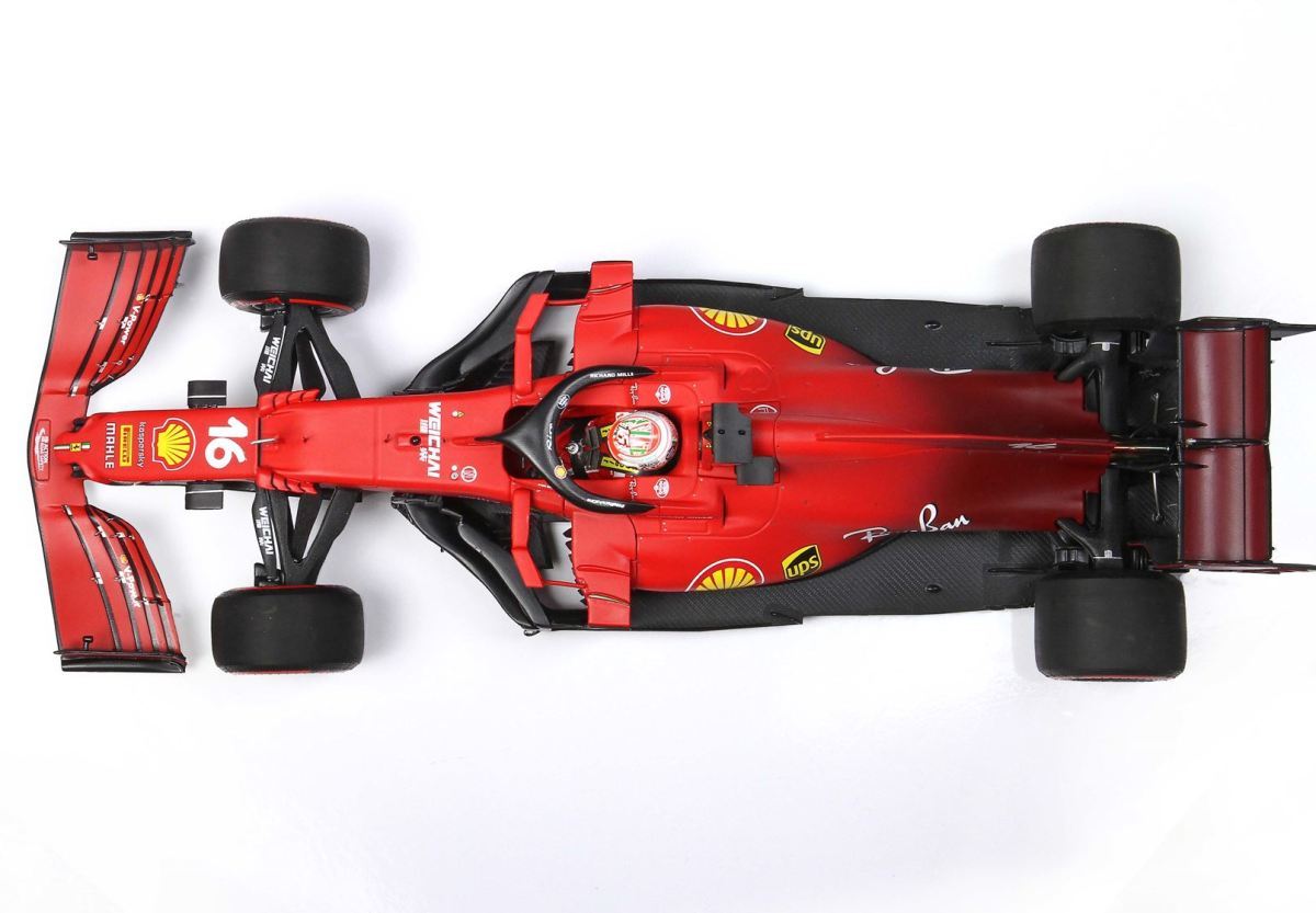 BBR Diecast 1/18 Ferrari SF21 Gran Premio Emilia Romagna #16 C. Leclerc C*ru clair die-cast made BBR211816DRY