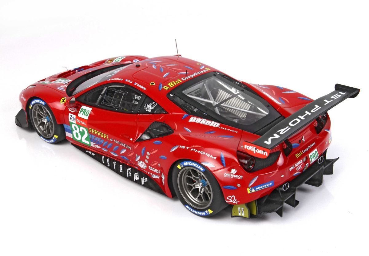 BBR 1/18 Ferrari 488 LM GTE PRO Team RISI 24H Le Mans 2020 フェラーリ P18202_画像2