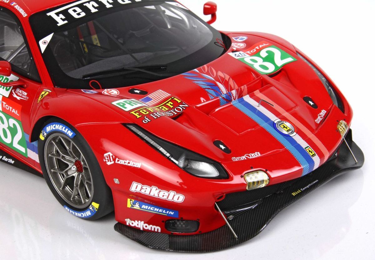 BBR 1/18 Ferrari 488 LM GTE PRO Team RISI 24H Le Mans 2020 フェラーリ P18202_画像5