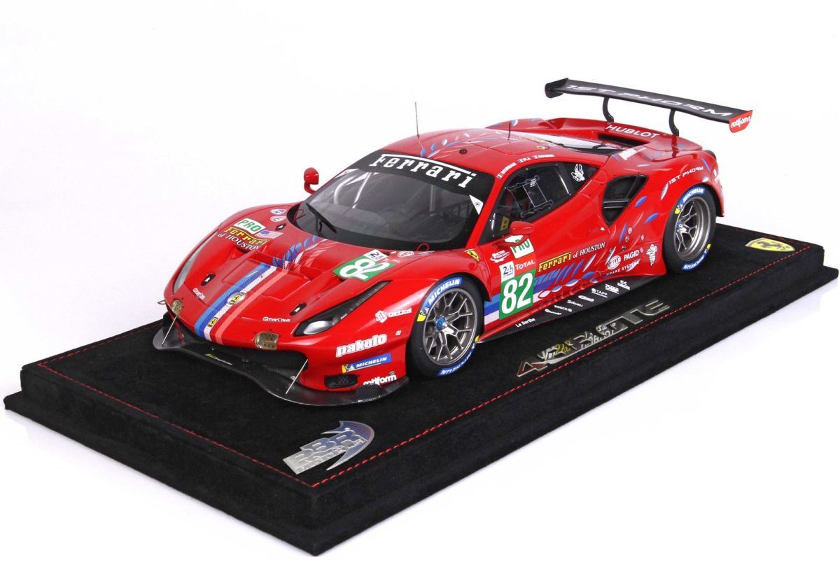 再再販! Le 24H RISI Team PRO GTE LM 488 Ferrari 1/18 BBR Mans P18202 フェラーリ 2020 BBR