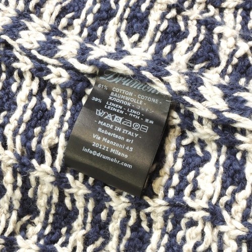 定価5.3万・新品・46】DRUMOHR(ドルモア)コットンリネンショール