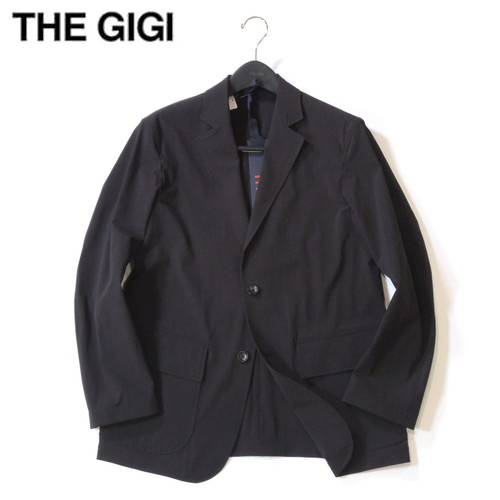【定価5.3万・新品・M】THE GIGI（ザ ジジ）STARMAN ナイロンポリウレタン シングル2Bジャケット ブラック