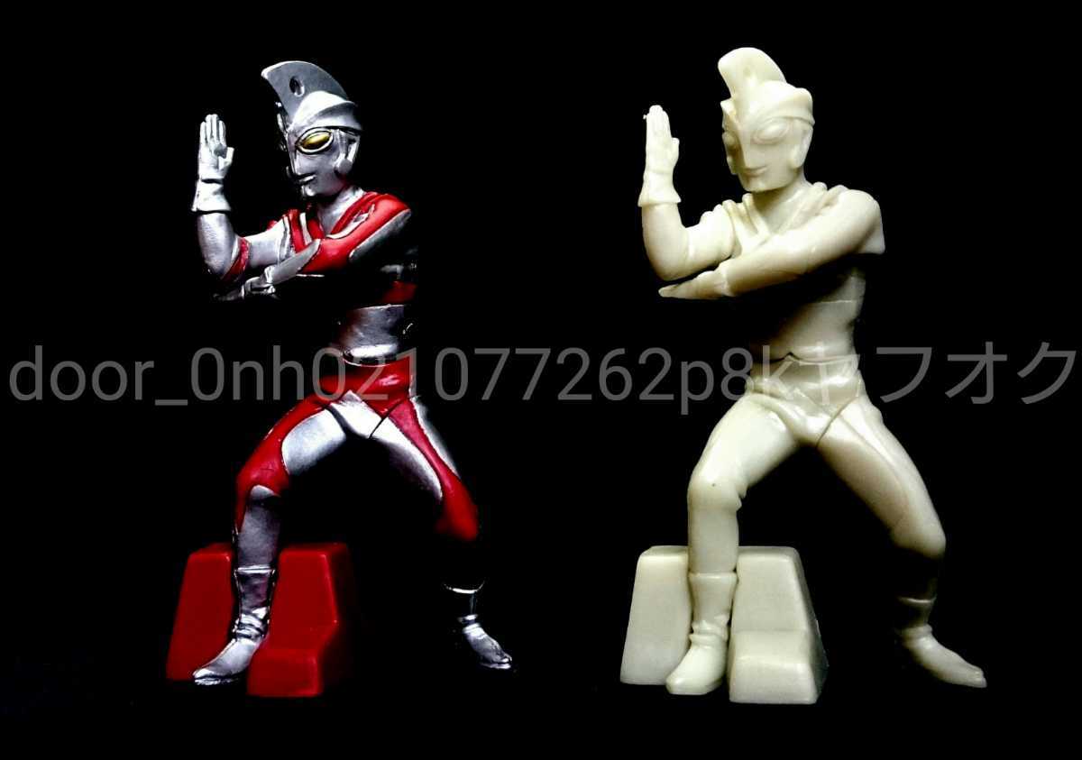 円谷プロ ULTRAMAN ウルトラマンA フィギュア　通常カラー&蓄光セット エース_画像2