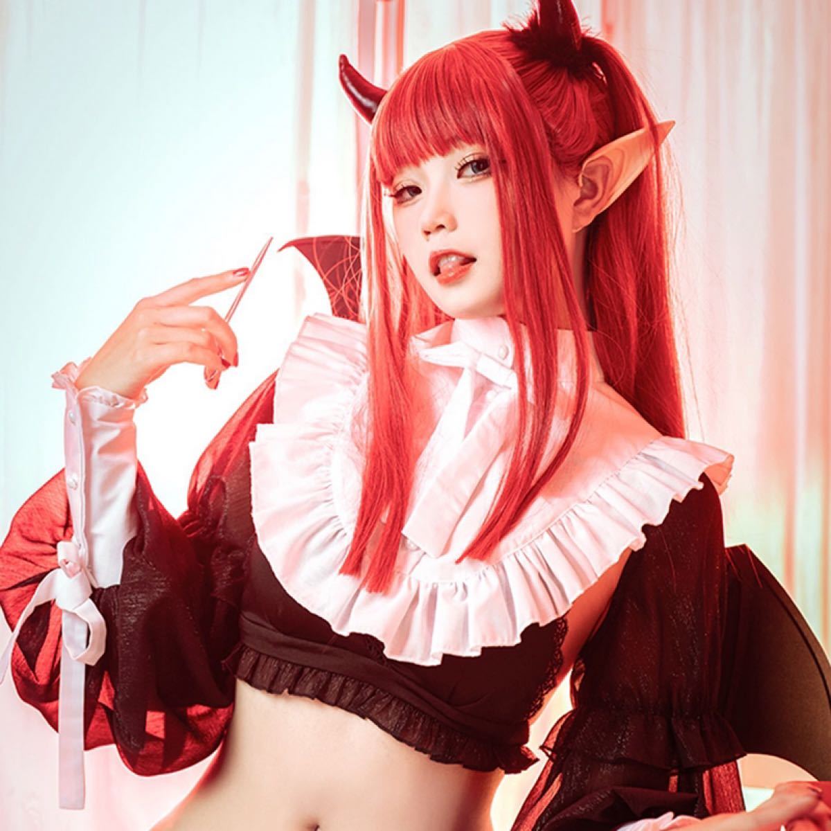 小悪魔 ウィッグ付き www.lram-fgr.ma