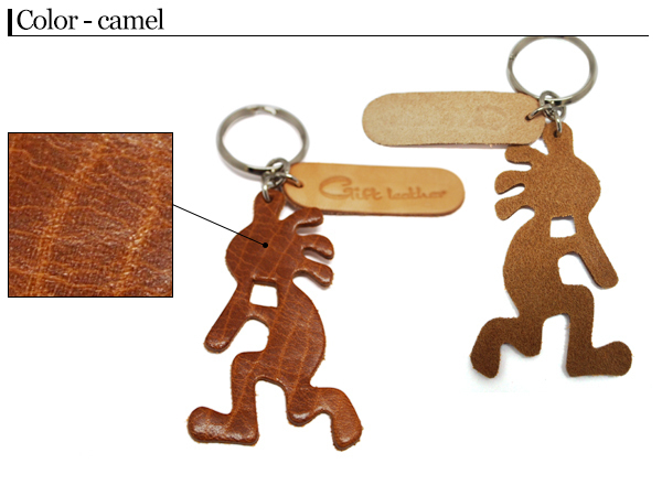  original leather here peli key holder Camel camel tea gift leather Gift leather.. amulet .... present present cat pohs free shipping 