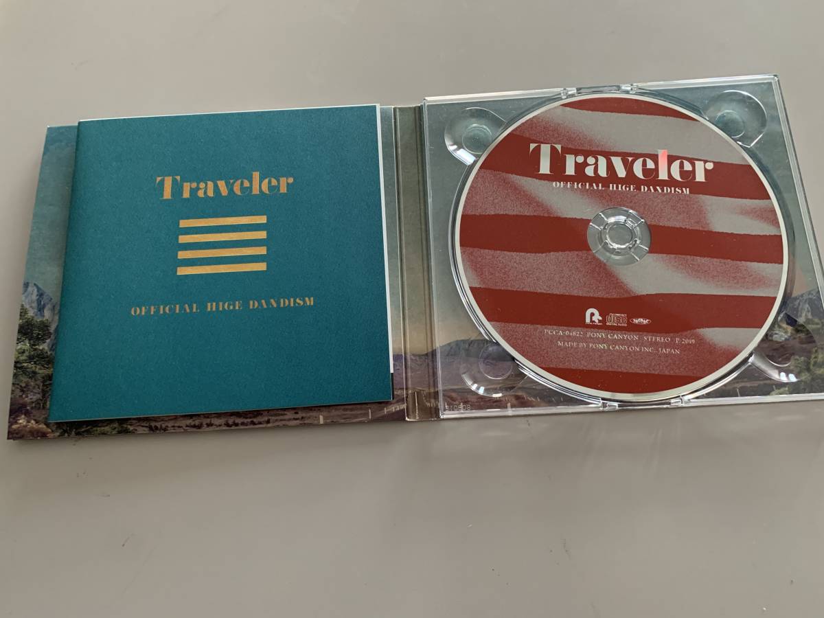 OFFICIAL HIGE DANDISM　／Traveler　　ポストカード付　　＜中古CD＞_画像3