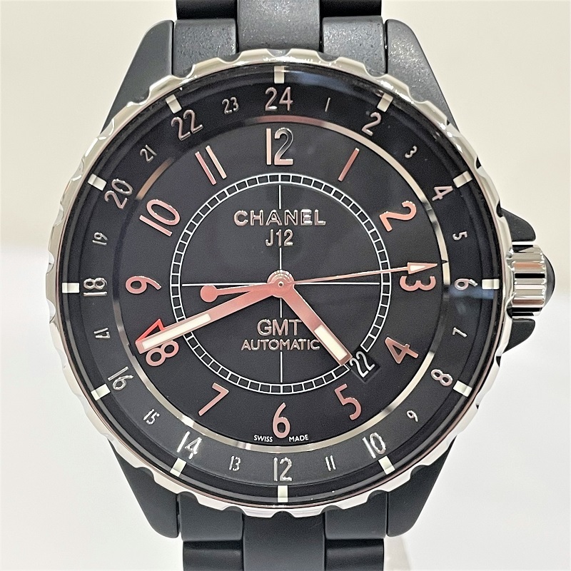 【超特価sale開催】  シャネル CHANEL J12 N2203K26 メンズ腕時計 セラミック マットブラック 41mm 国内正規店購入 H3101 GMT J12