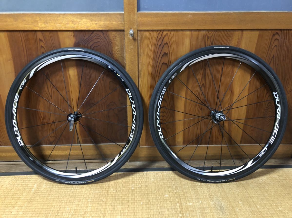 SHIMANO シマノ WH-9000 c38 tu デュラエース カーボンホイール