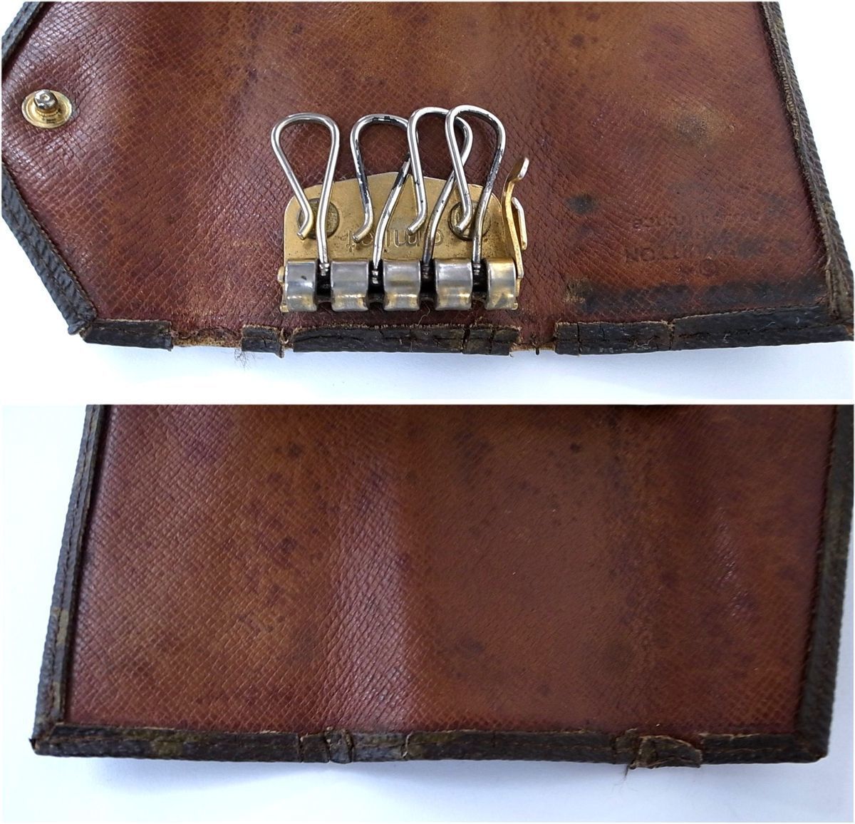 7073T 【本物保証】 LOUIS VUITTON ルイヴィトン モノグラム 4連 7073T 【本物保証】 LOUIS VUITTON ルイヴィトン モノグラム 4連