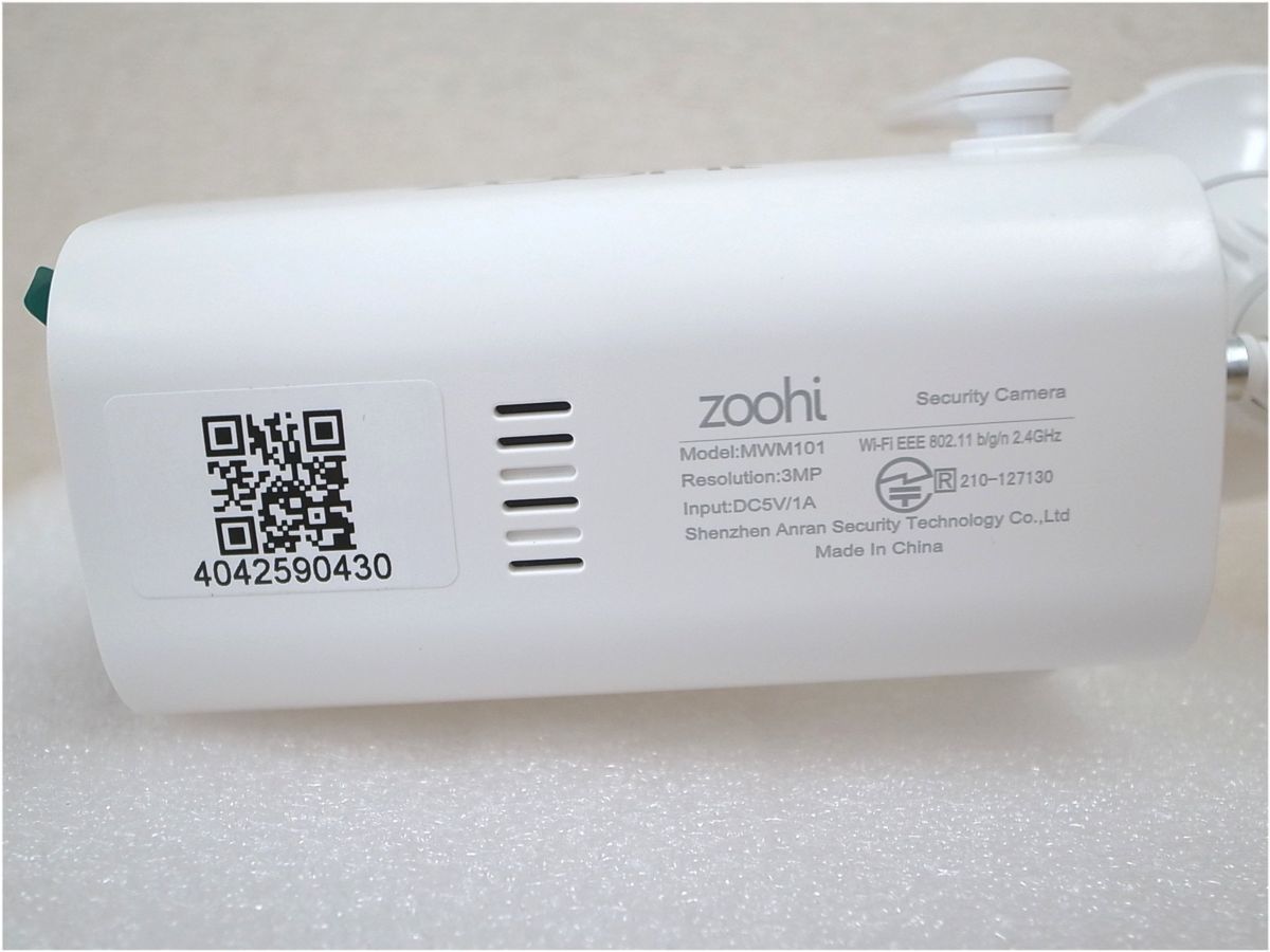 3029T zoohi ソーラーワイヤレス バッテリー防犯カメラ 無線IPカメラ MWM101 未使用品 競り 5