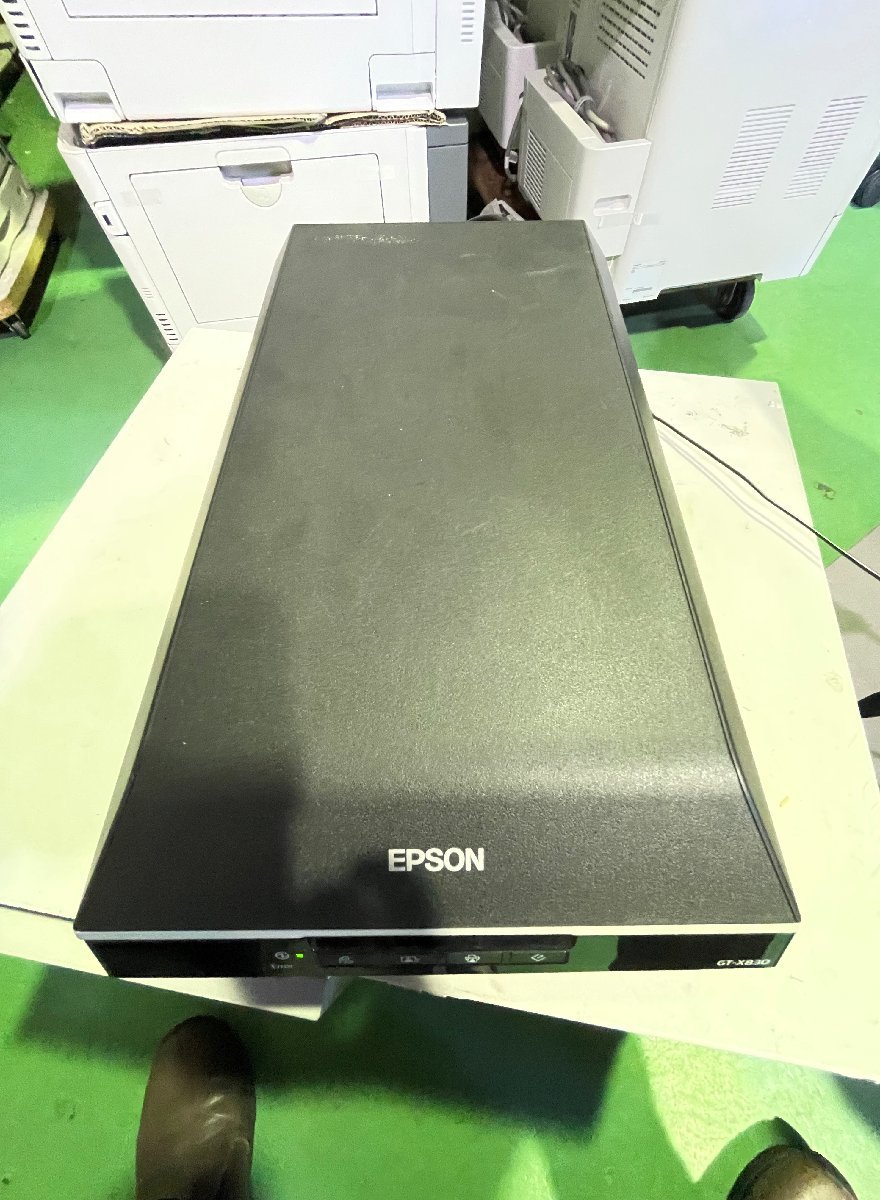 大注目 EPSON　エプソン　高解像度A4卓上型カラーイメージスキャナー GT-X830　スキャン動作確認済み/ACアダプター附 フラットベッドスキャナ