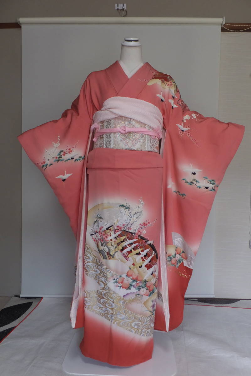 【期間限定!最安値挑戦】 ★上品な振袖一式セット★正絹★身長164cm前後の方に♪ 220408 振袖 【期間限定!最安値挑戦】 ★上品な振袖一式セット★正絹★身長164cm前後の方に♪ 220408 振袖