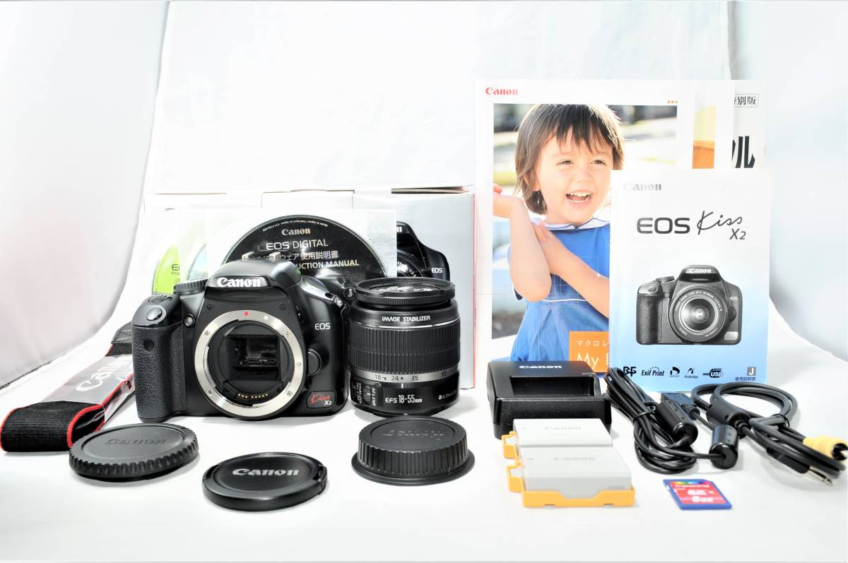 ☆箱付美品☆ キャノン Canon デジタル一眼レフカメラ EOS Kiss X2