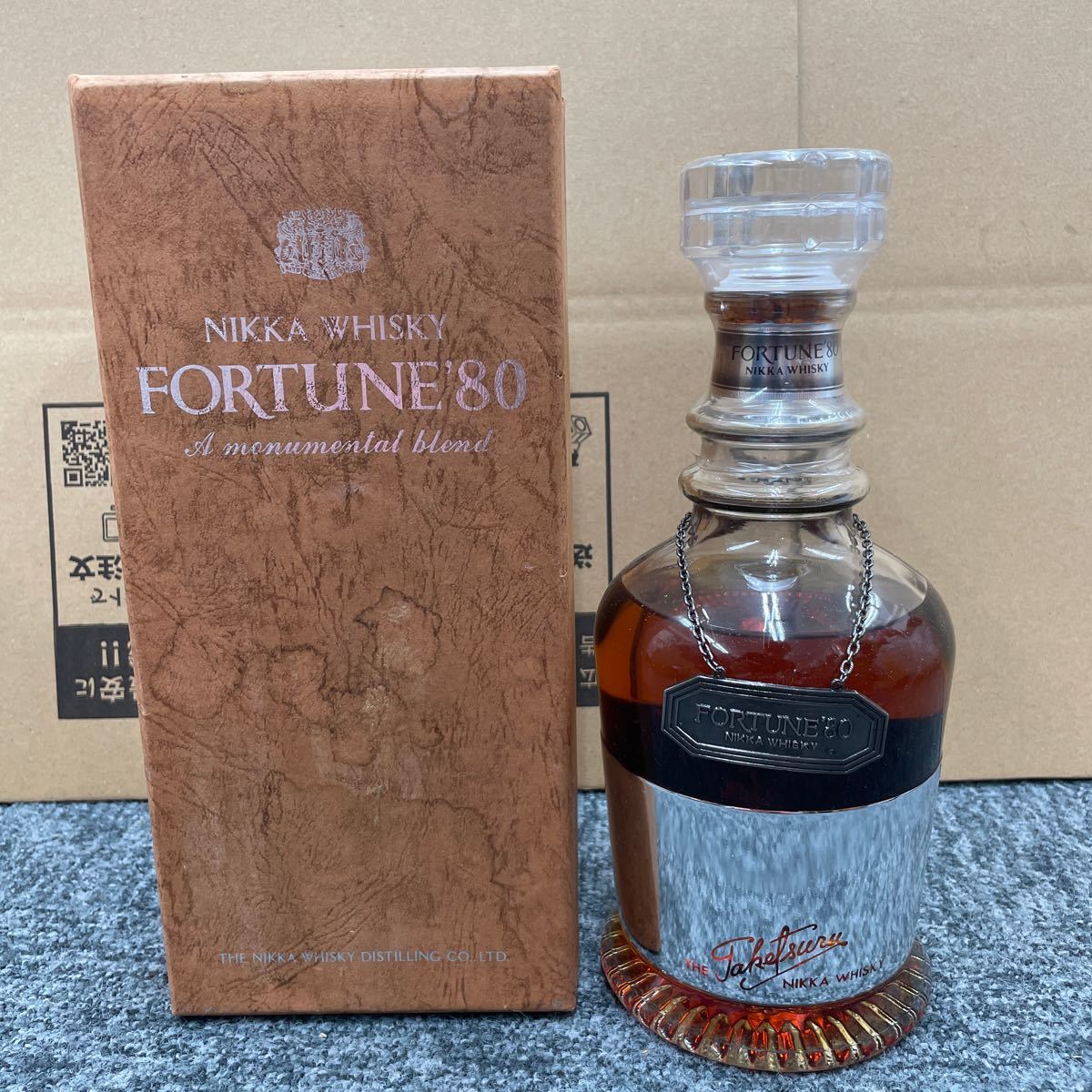 61. ☆未開栓☆ 特級 NIKKA ニッカ FORTUNE'80 THE Taketsuru 61. ☆未開栓☆ 特級 NIKKA ニッカ FORTUNE'80 THE Taketsuru
