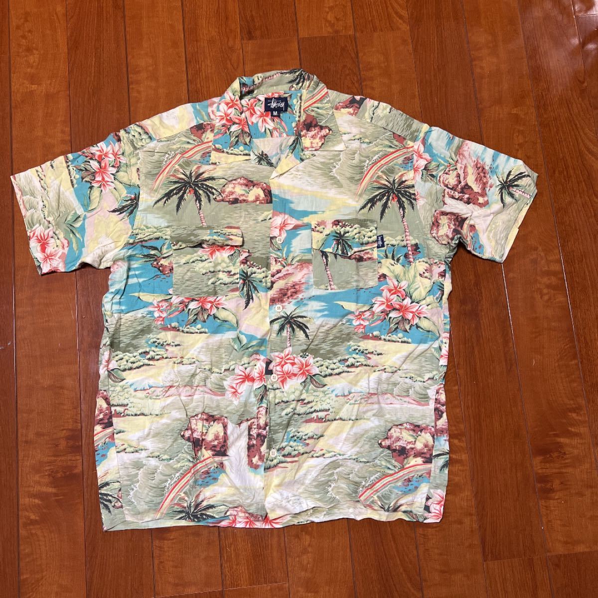 STUSSY アロハシャツ 紺タグ 90年代後期 USA製 Mサイズ|Yahoo STUSSY アロハシャツ 紺タグ 90年代後期 USA製 Mサイズ|Yahoo