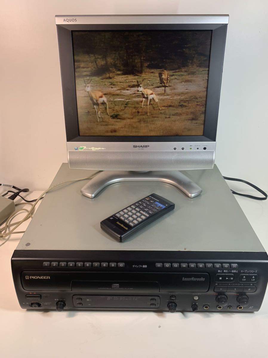 動作品 Pioneer LDプレーヤー レーザーディスク カラオケ CLD-LK620