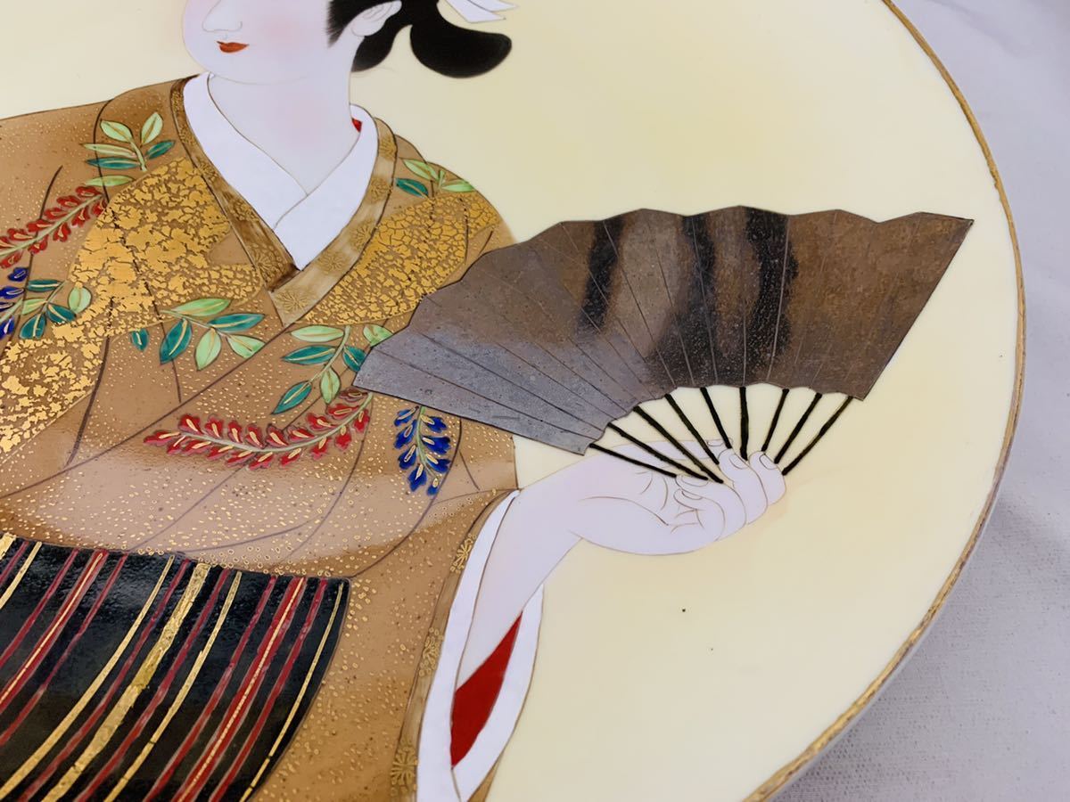 Yahoo!オークション - 浮世絵 春画 額皿 飾皿 大皿 色絵金彩 Yahoo!オークション - 浮世絵 春画 額皿 飾皿 大皿 色絵金彩