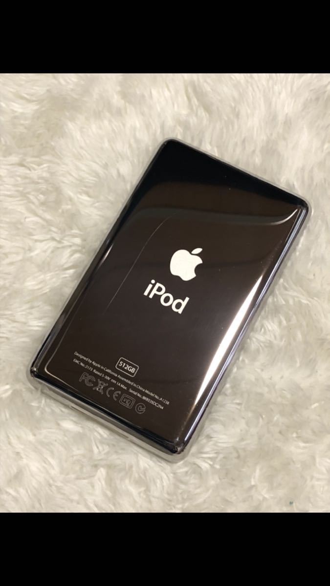 Apple iPod classic 第5世代 30GBから512GB 白×黒 カスタム 改造