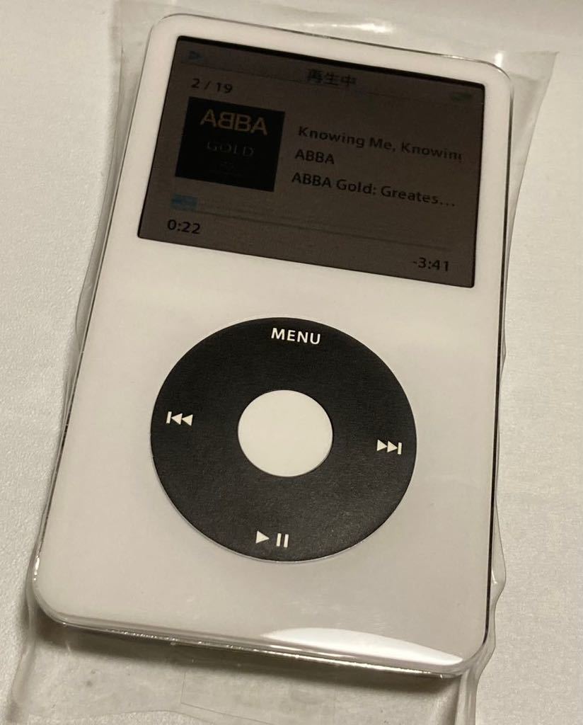 Apple iPod classic 第5世代 30GBから512GB 白×黒 カスタム 改造