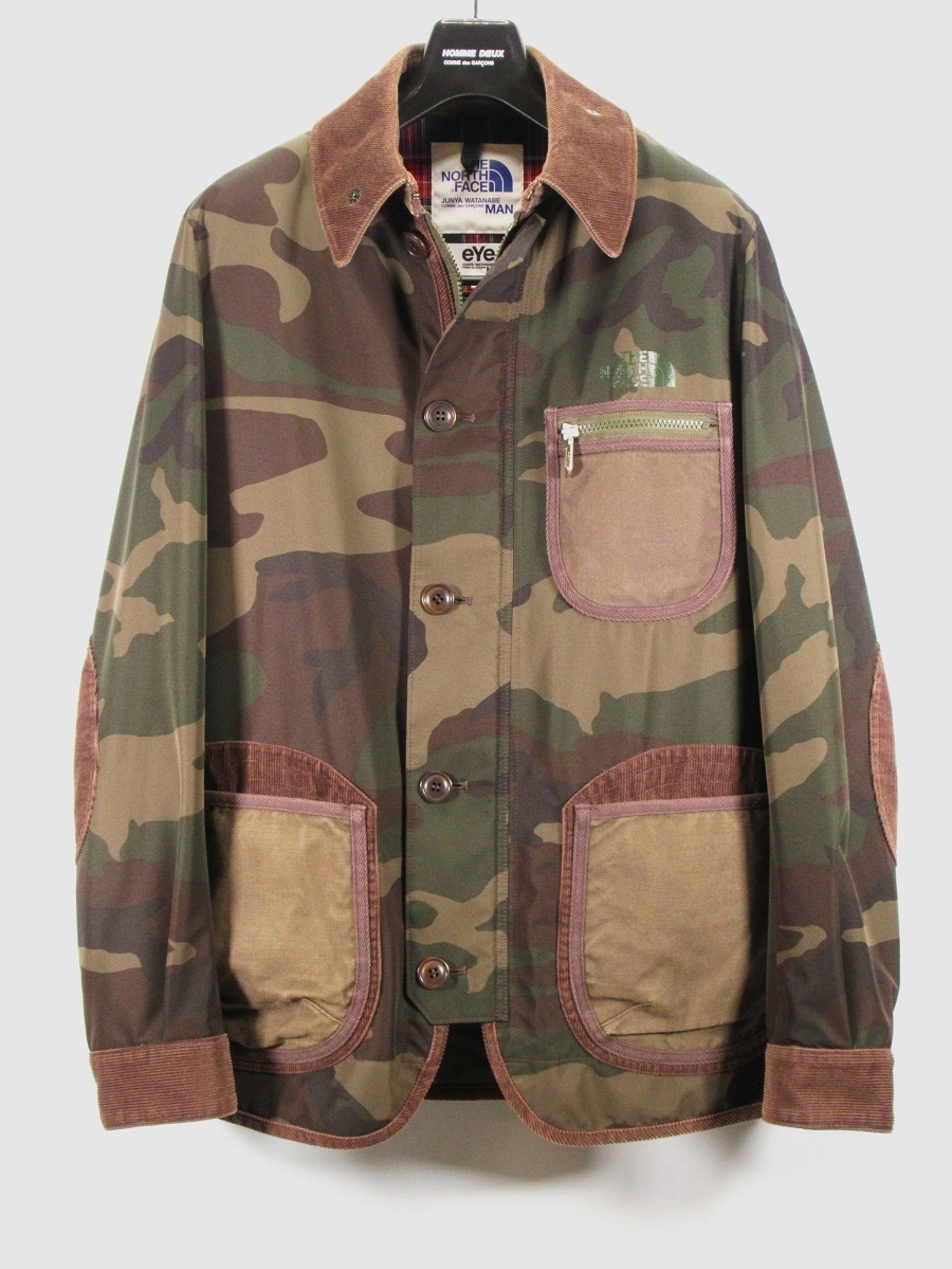 JUNYA WATANABE MAN × THE NORTH FACE WINDSTOPPER Camouflage Jacket