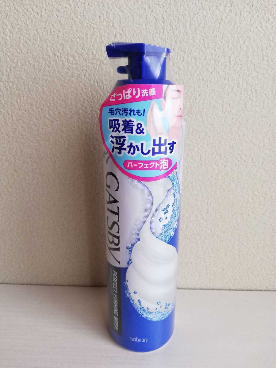 未使用 GATSBY ギャツビー パーフェクト泡洗顔 吸着泡 さっぱりタイプ 180g PERFECT FORMING WASH マンダム ギャッツビー 洗顔フォーム