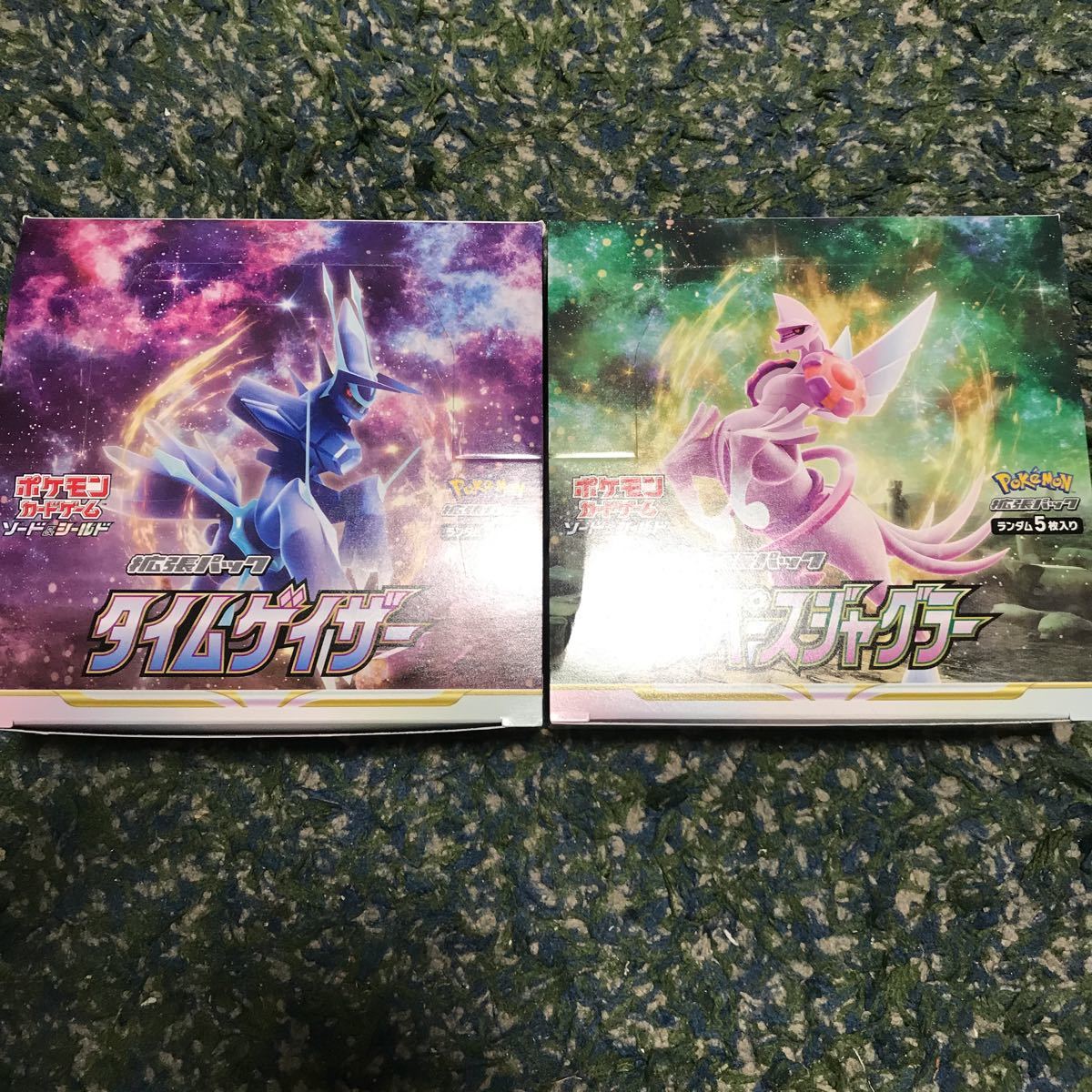 ポケモンカードゲーム ポケカ タイムゲイザー　スペースジャグラー　未開封　シュリンクなし　各1BOX 計2BOX )カイ　SR_画像1