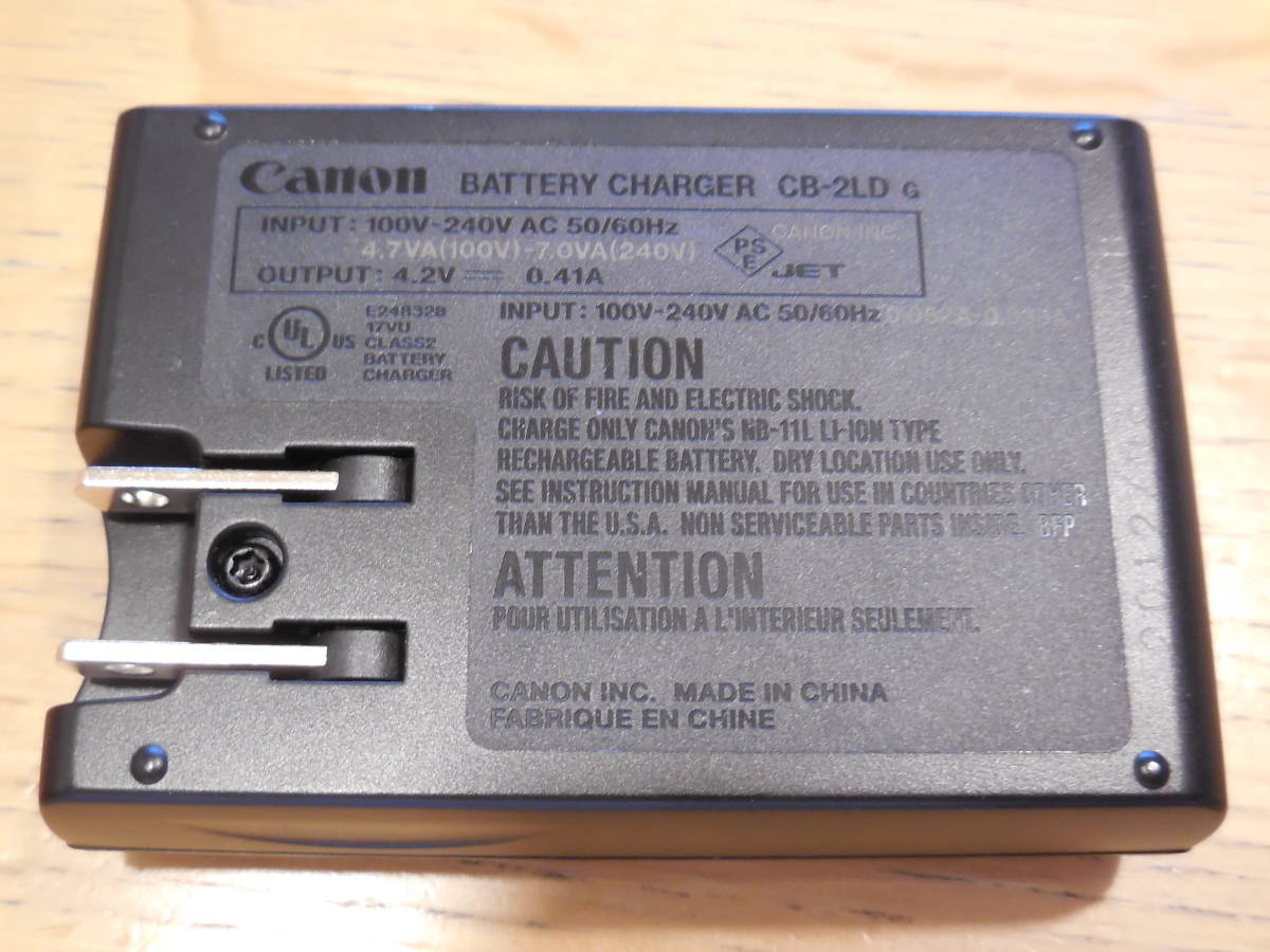 Canon バッテリーチャージャー 充電器 CB-2LD 中古品