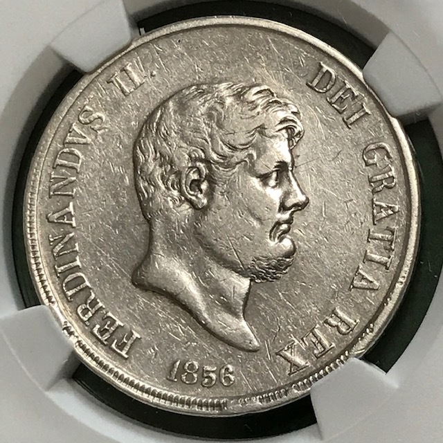 両シチリア王国 120Grana銀貨 NGC XF コレクション