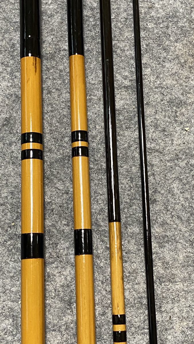 今年の初めの一本 □一光作 茂千里 16.3尺 5継 節巻 変わり綿糸