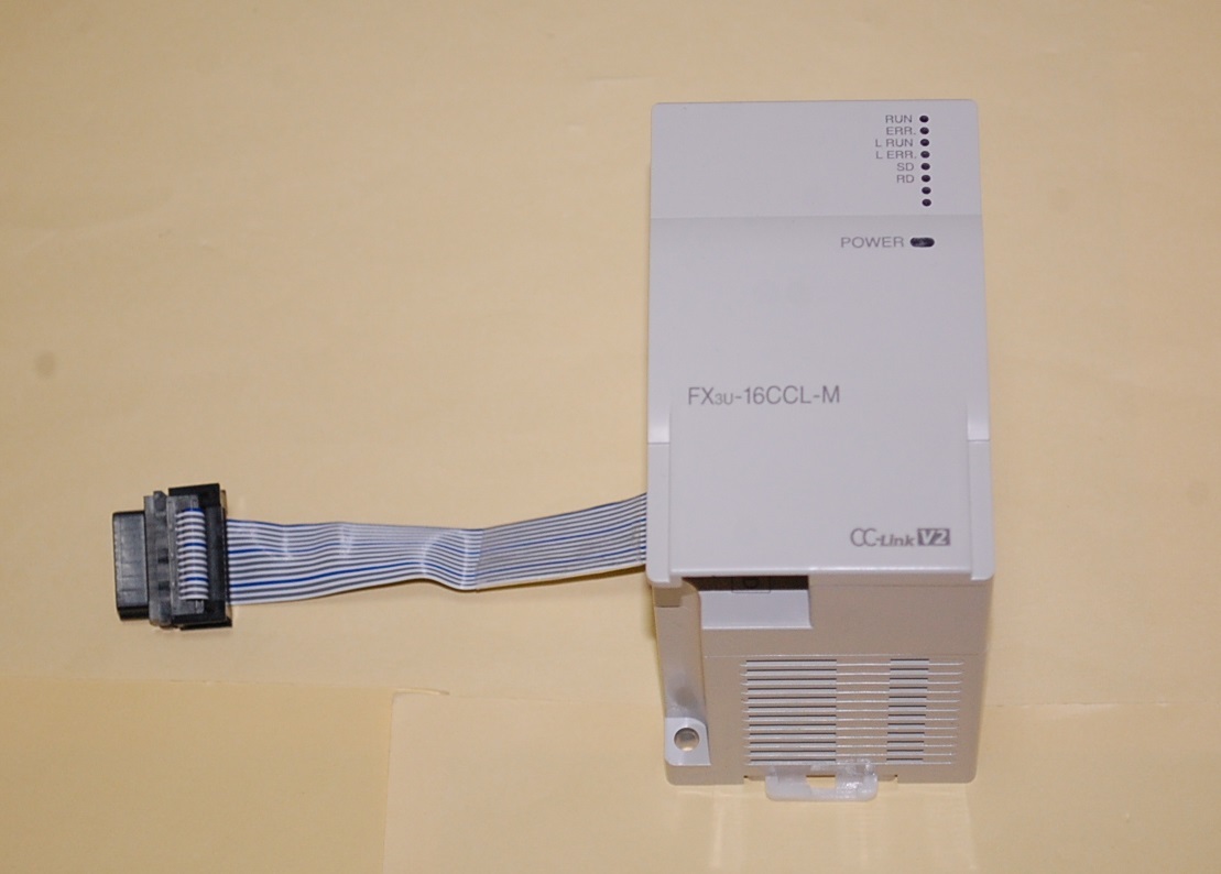 三菱シーケンサ CC-LinkユニットFX3U-16CCL-M テスト使用1回のみ lram