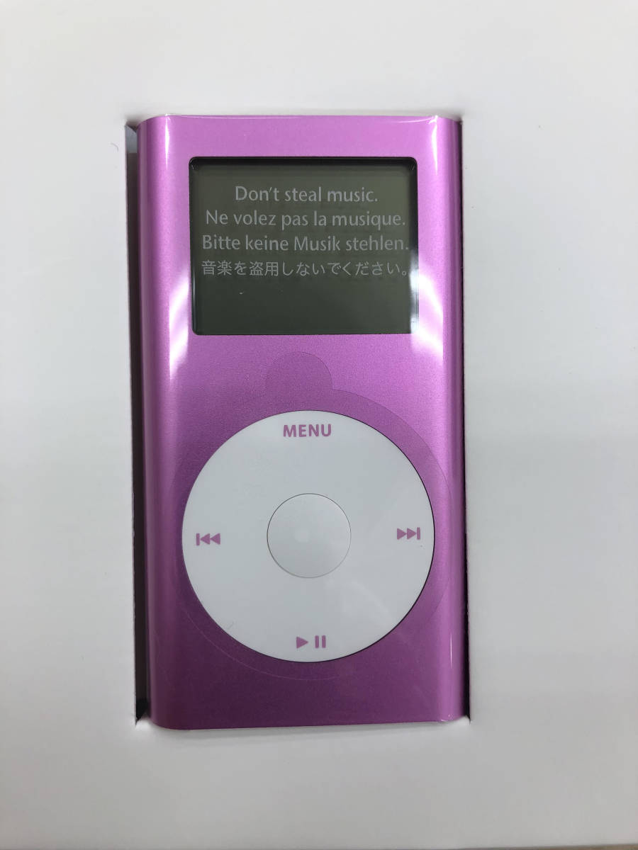 #1507　Apple iPod mini Pink 4GB 未使用品　本体未開封_画像3