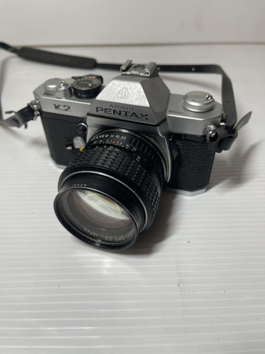 PENTAX ペンタックス K2カメラ ボディ　1:1.2/50 レンズ　動作未確認　同梱可_画像1