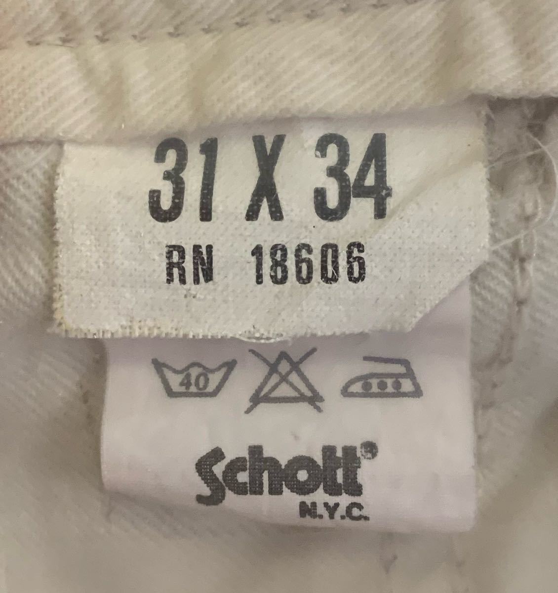 Schott N.Y.C Trousers Combatコーデュロイ　ビンテージ　ショット