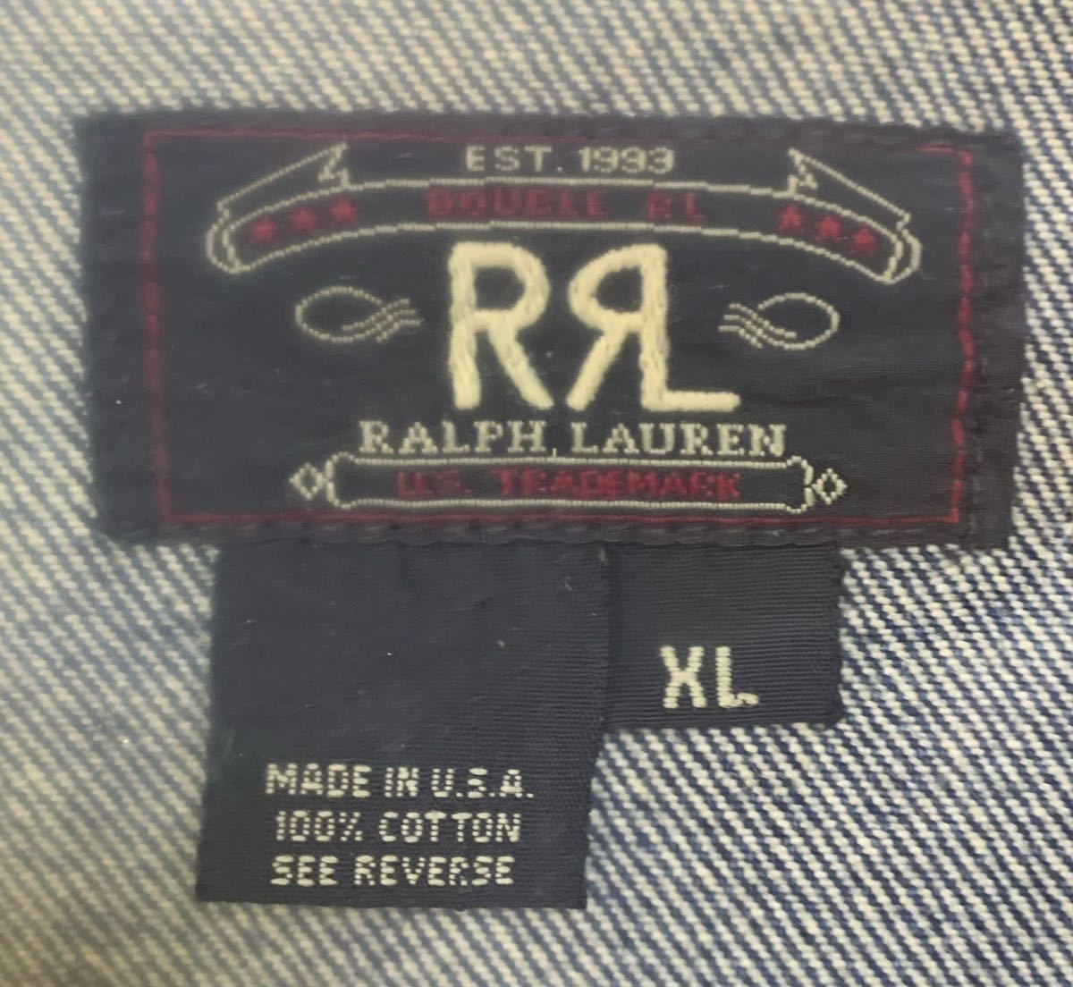 RRL Ralph Lauren ダブルアールエル ラルフローレン デニムジャケット