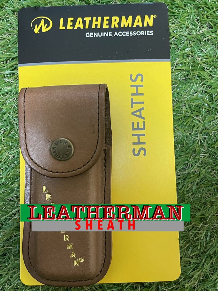 未使用品　Leatherman Sheath #002 ヘリテージSサイズ　レザー製シース　ツール、ナイフ用ケース　レザーマン