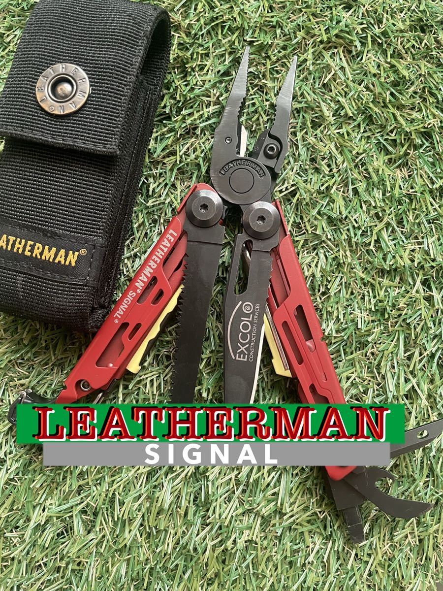 LEATHERMAN SIGNAL Red レザーマン　シグナル　マルチツール ファイヤースターター　プライヤー