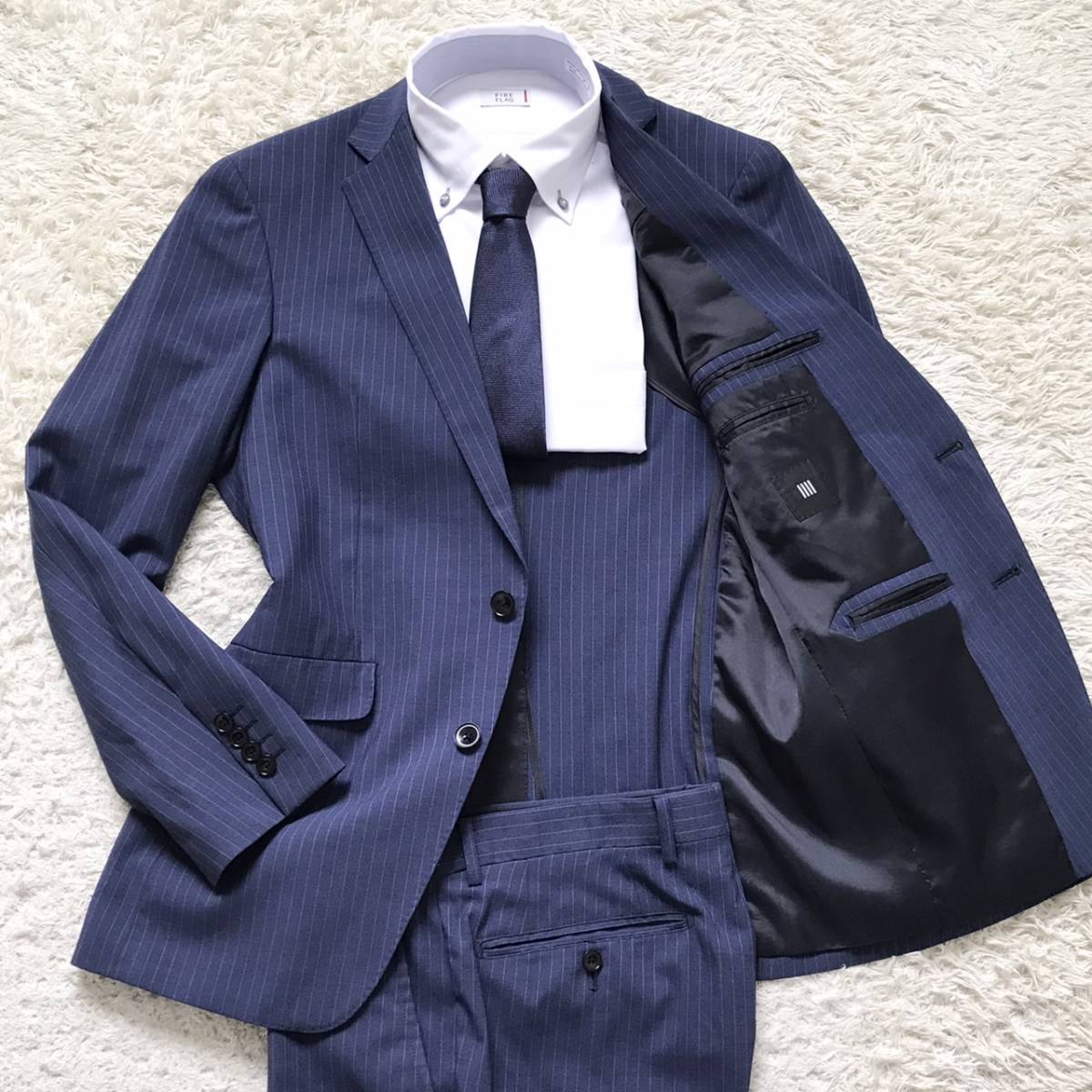 値引きする 【極美品】SUIT SELECT スーツ 3点セットアップ シングル 2