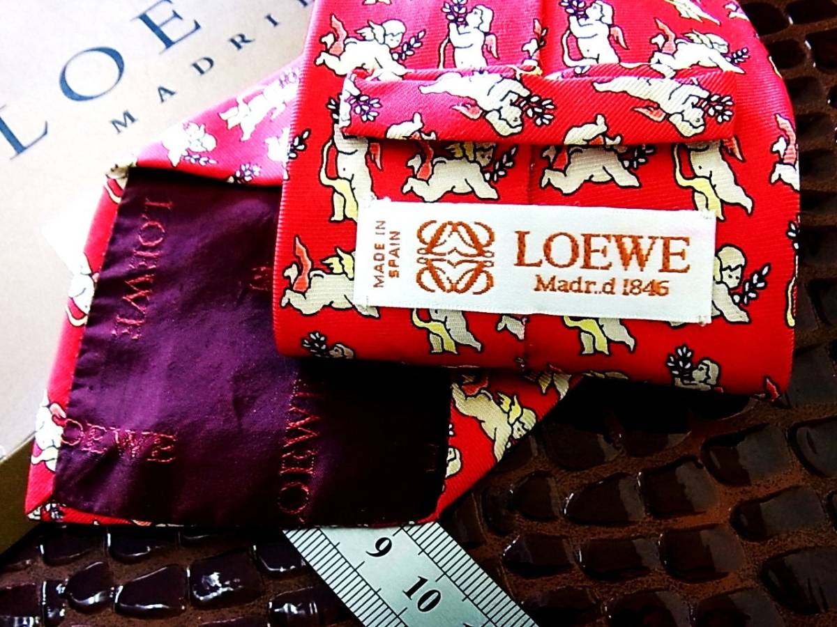 ◆E4694N◆在庫処分SALE◆【ＬＯＥＷＥ】ロエベ【天使】ネクタイ_画像2