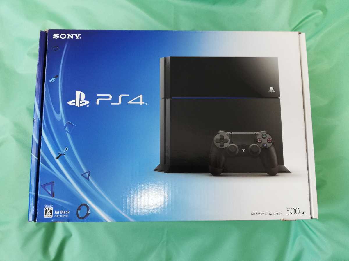 未使用 PlayStation 4 ジェット・ブラック 500GB CUH-1100AB01 PS4本体