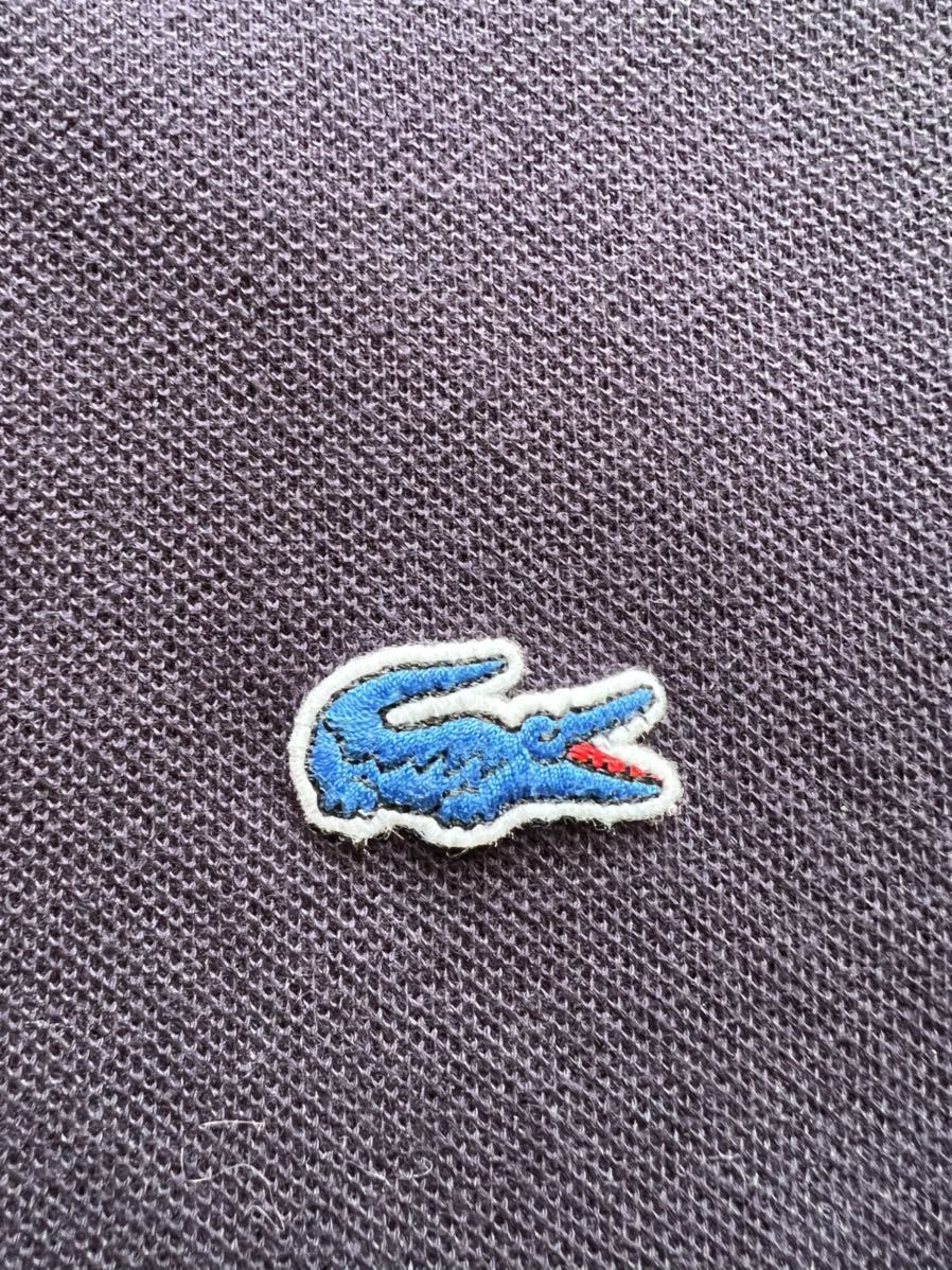 希少】LACOSTE ラコステ 青ワニ SHIPS別注ポロシャツ サイズ3 希少】LACOSTE ラコステ 青ワニ SHIPS別注ポロシャツ サイズ3