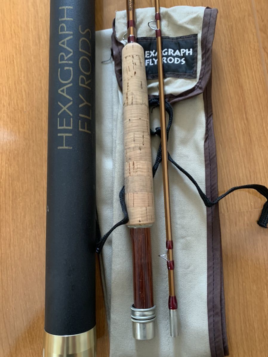 ☆希少 HEXAGRAPH FLY RODS フライロッド8' #3-4wt. ヘキサ ☆希少 HEXAGRAPH FLY RODS フライロッド8' #3-4wt. ヘキサ