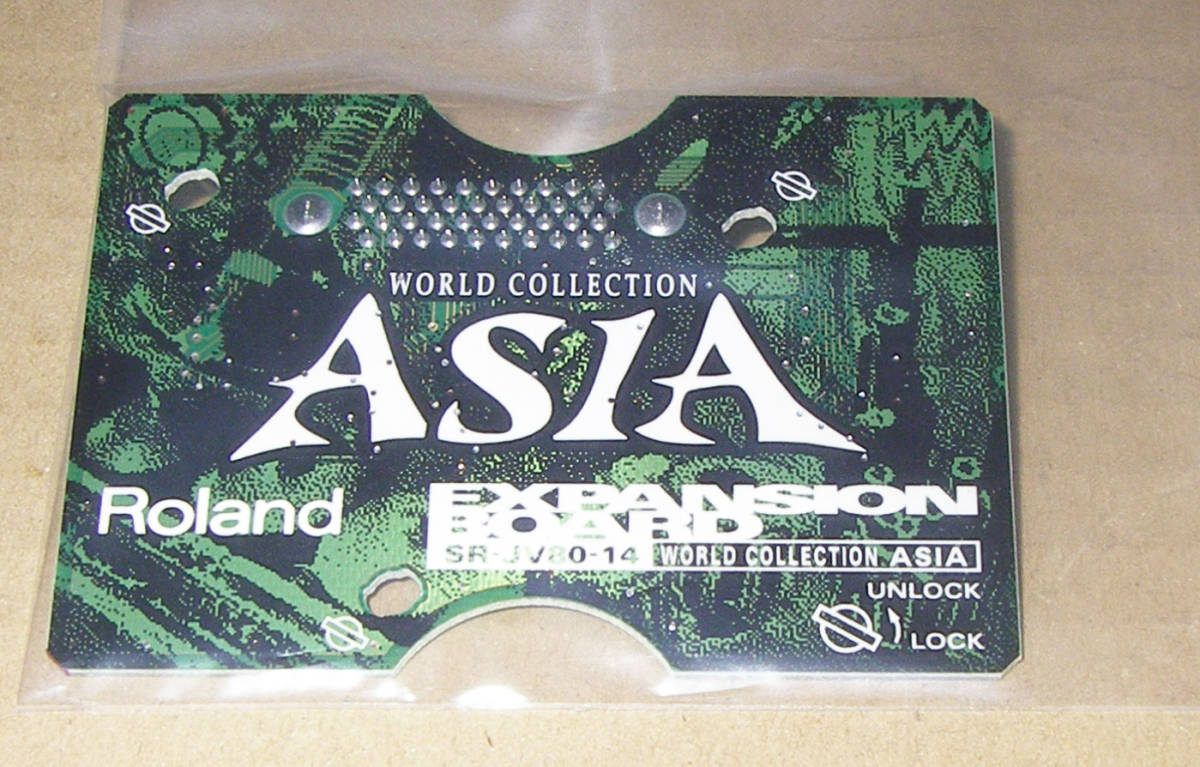 ★Roland EXPANSION BOARD SR-JV80-14 WORLD COLLECTION ASIA★OK!!★MADE in JAPAN★