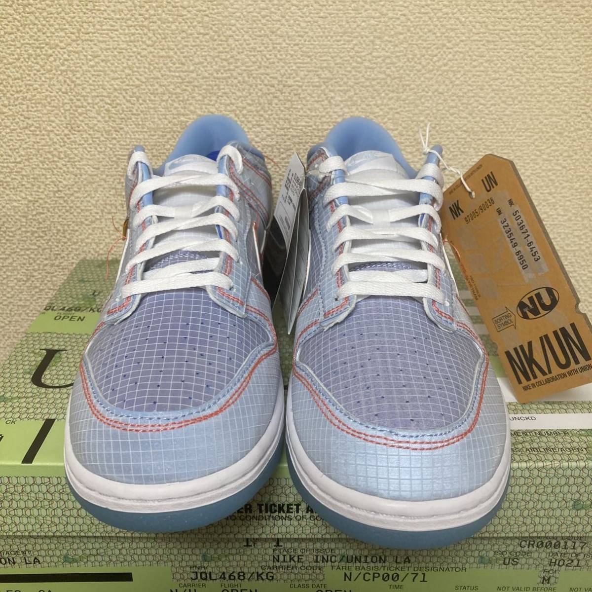 28.5cm UNION LA NIKE DUNK LOW Passport Pack Argon Hyper Royal
