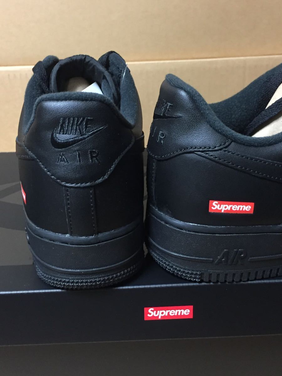 黒29cm 国内正規 Supreme NIKE AIR FORCE 1 LOW Black シュプリーム