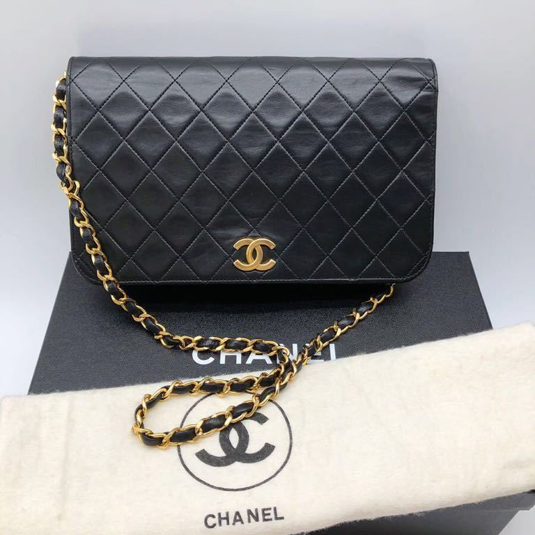 1円綺麗です CHANEL シャネル フルフラップ マトラッセ チェーン