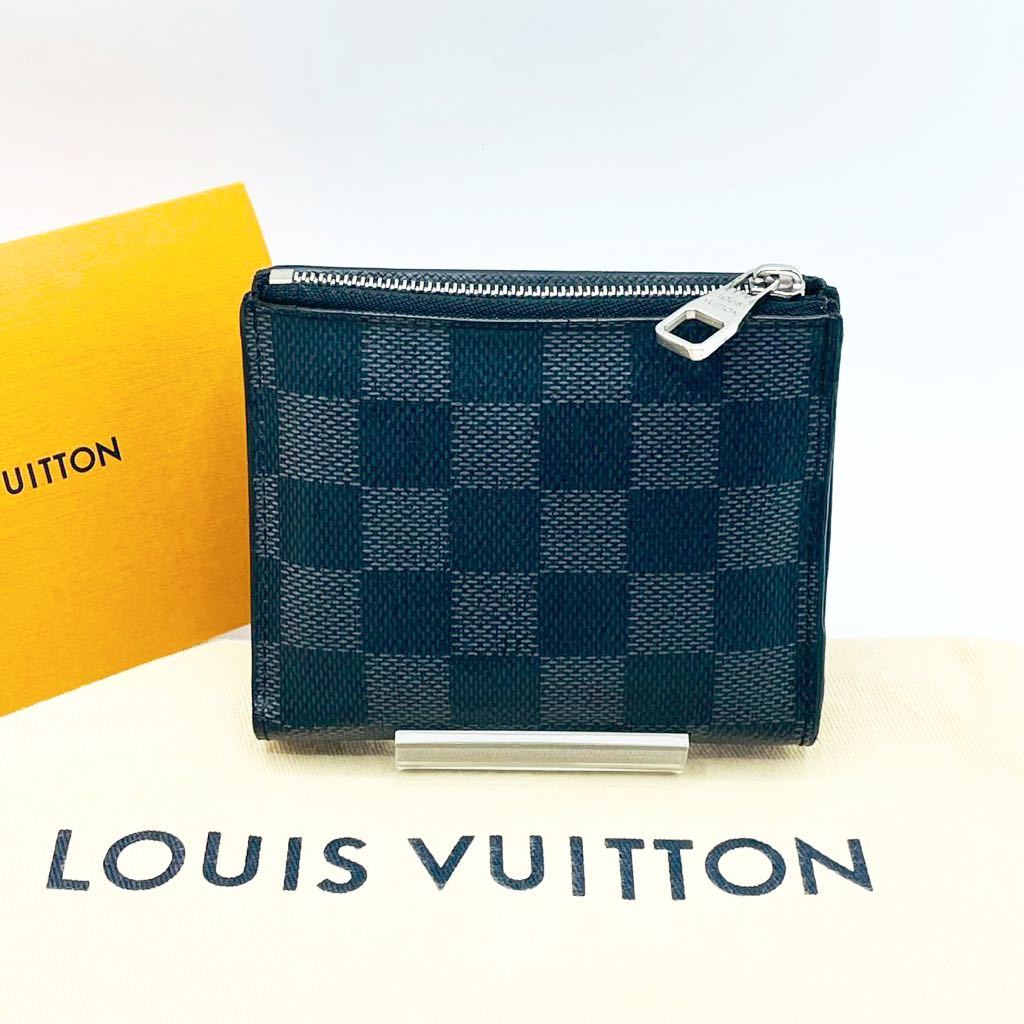 ルイヴィトン ダミエ 二つ折り財布 ポルトフォイユ スマートLOUIS