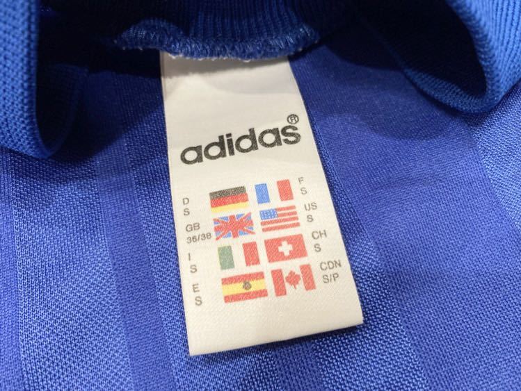 92s ADIDAS フランス 代表 ホーム ユニフォーム デッドストック ? ナショナル チーム ビンテージ サッカー OLD 90s_画像4